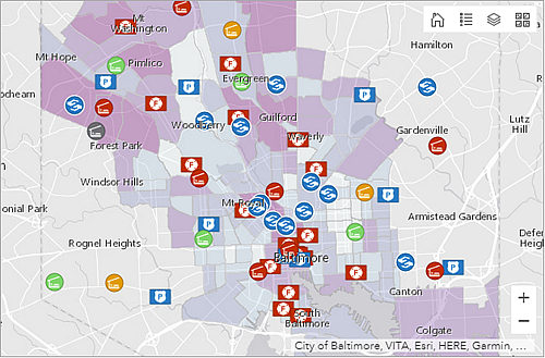 Map element Map element